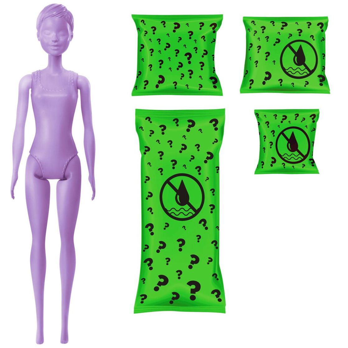 Barbie Muñeca Color Reveal Surtido de Comida