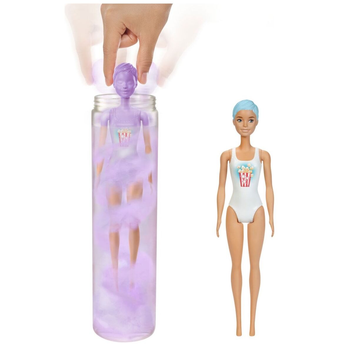Barbie Muñeca Color Reveal Surtido de Comida