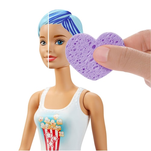 Barbie Muñeca Color Reveal Surtido de Comida