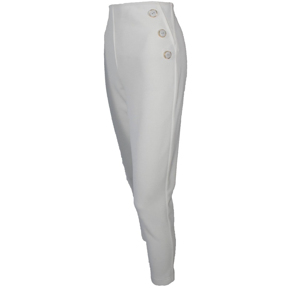 Pantalón Liso con Botones Apostrophe