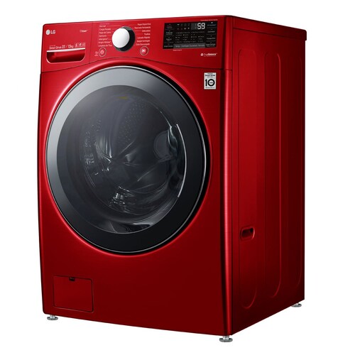 Lavasecadora  Carga Frontal 22Kg / 13Kg  Roja Wd22R2Vs6 LG