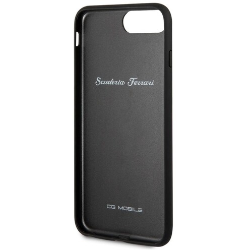 Funda para Iphone 7 Plus- 8 Plus Piel Suave Roja Ferrari