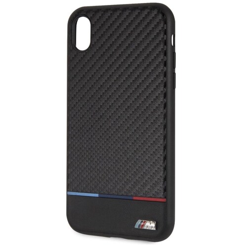 Funda para Iphone Xr Fibra de Carbono Negra Bmw