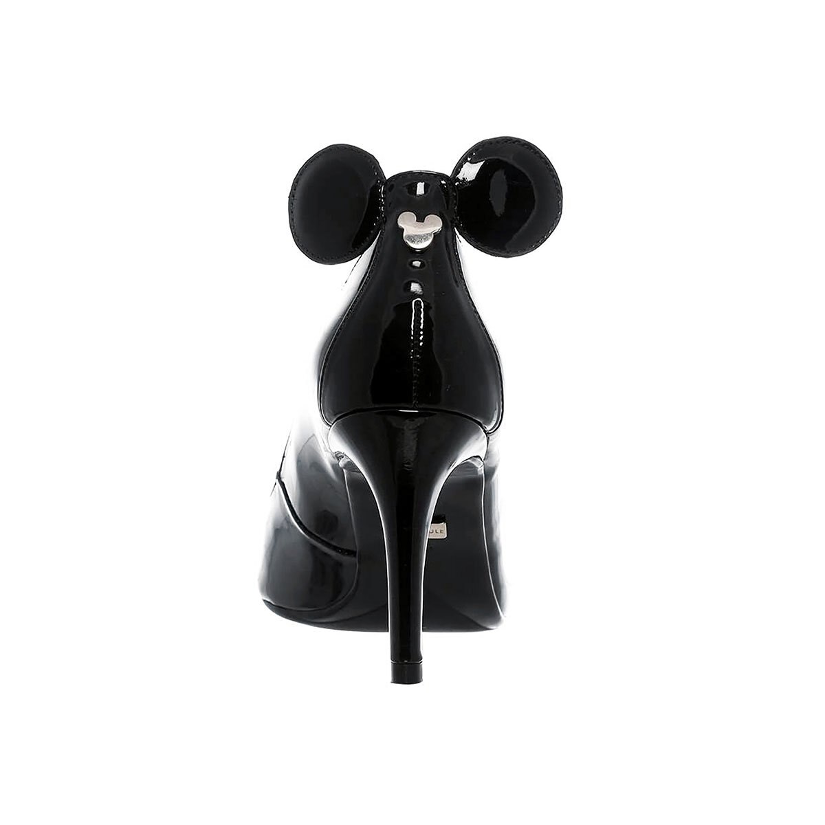 Zapatilla Tacón Stilleto Colección Capsula Mickey And Friends Color Negro W Capsule