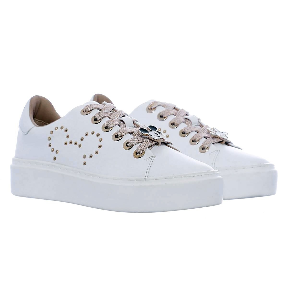 Tenis Colección Mickey And Friends con Punta Redonda Color Blanco W Capsule