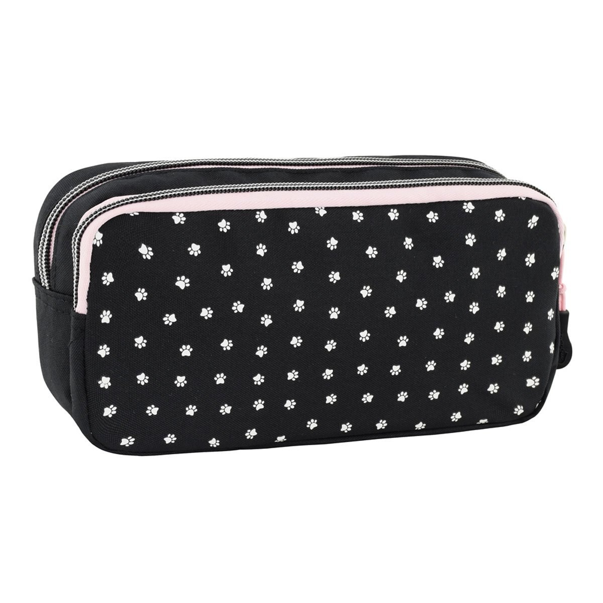 Lapicera Triple Negro Kawai Cat Mozioni