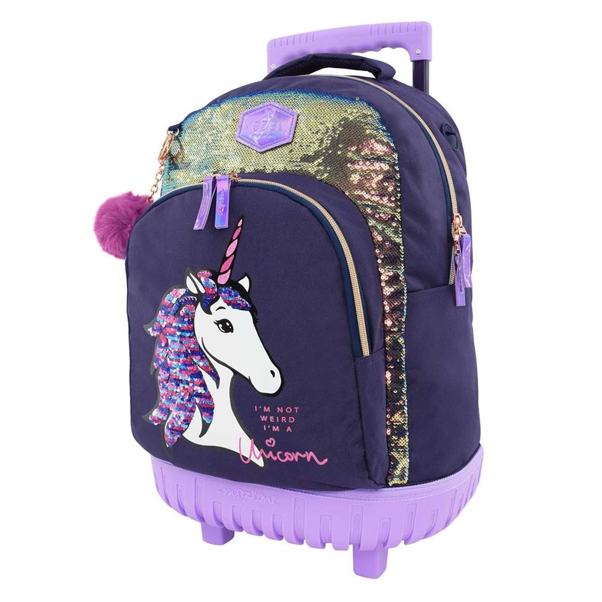 Mochila 2025 unicornio ruedas