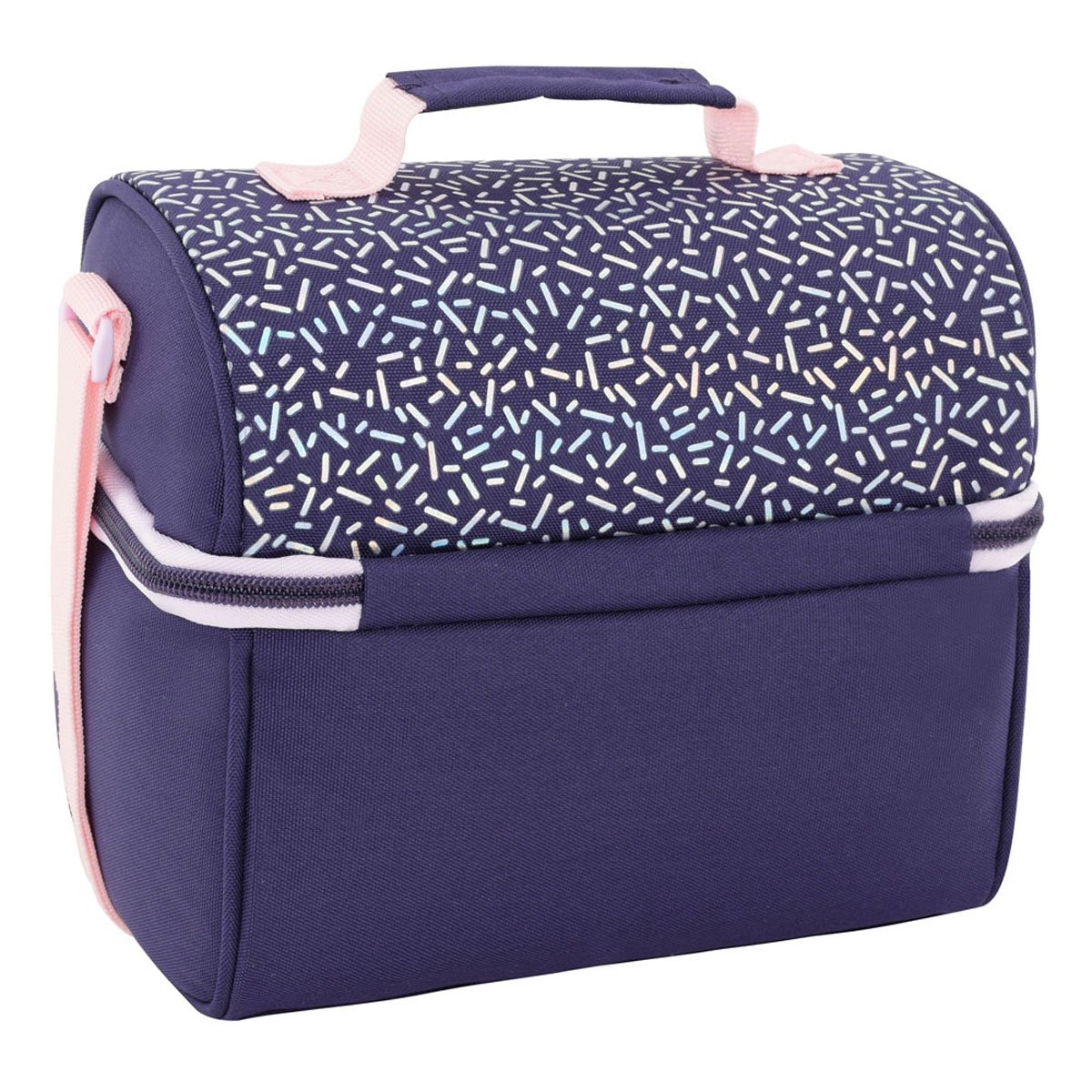 Lonchera Grande Sparks Glitter Morada Mozioni
