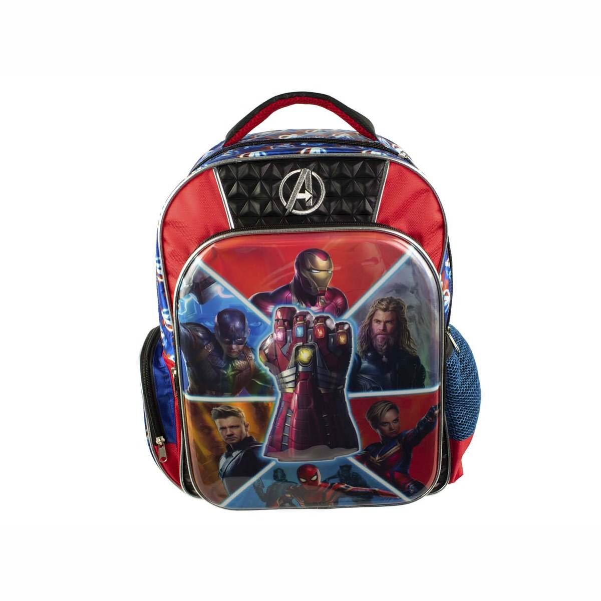 Mochila Tipo Back Pack 3D Metálico Primaria Avengers Ruz