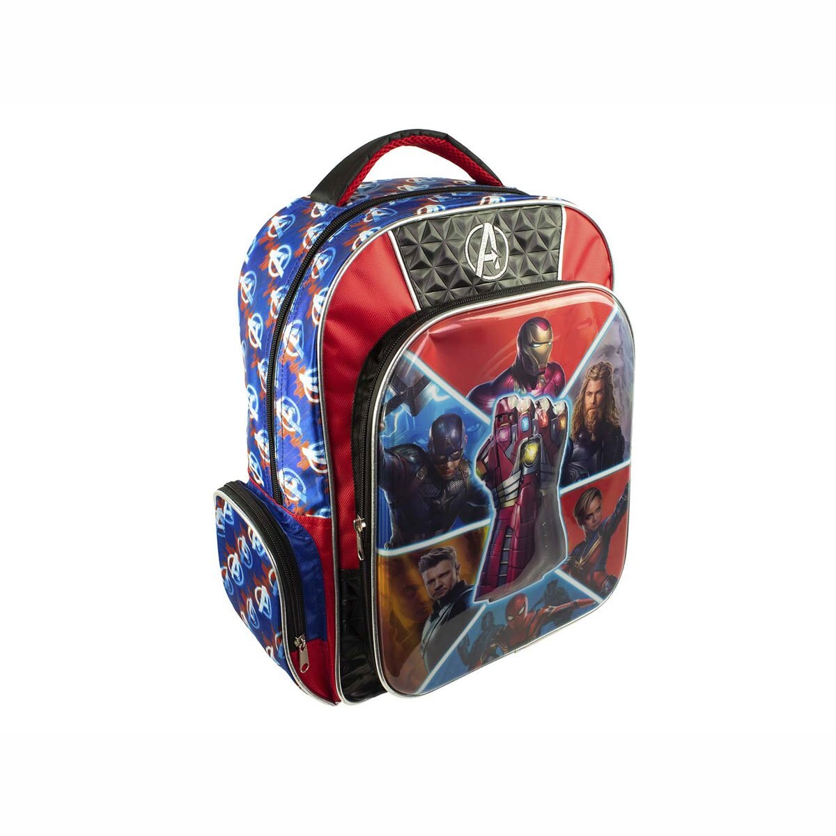 Mochila Tipo Back Pack 3D Metálico Primaria Avengers Ruz