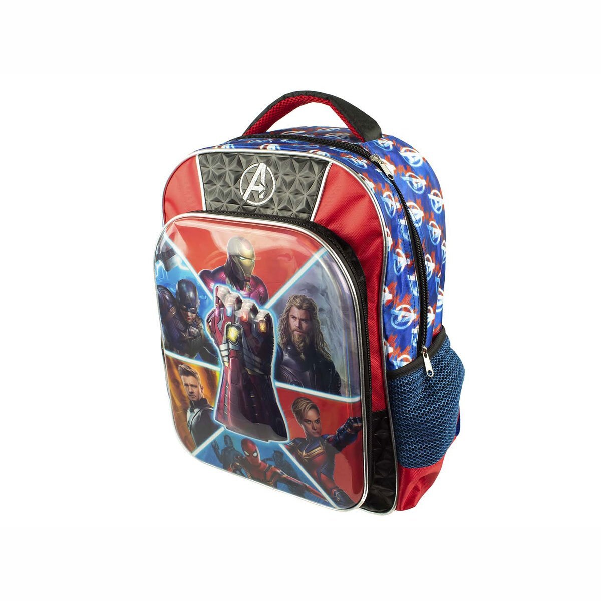 Mochila Tipo Back Pack 3D Metálico Primaria Avengers Ruz