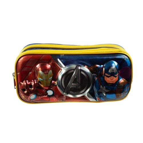 Lapicera Suave Doble 3D Metálico Avengers Ruz
