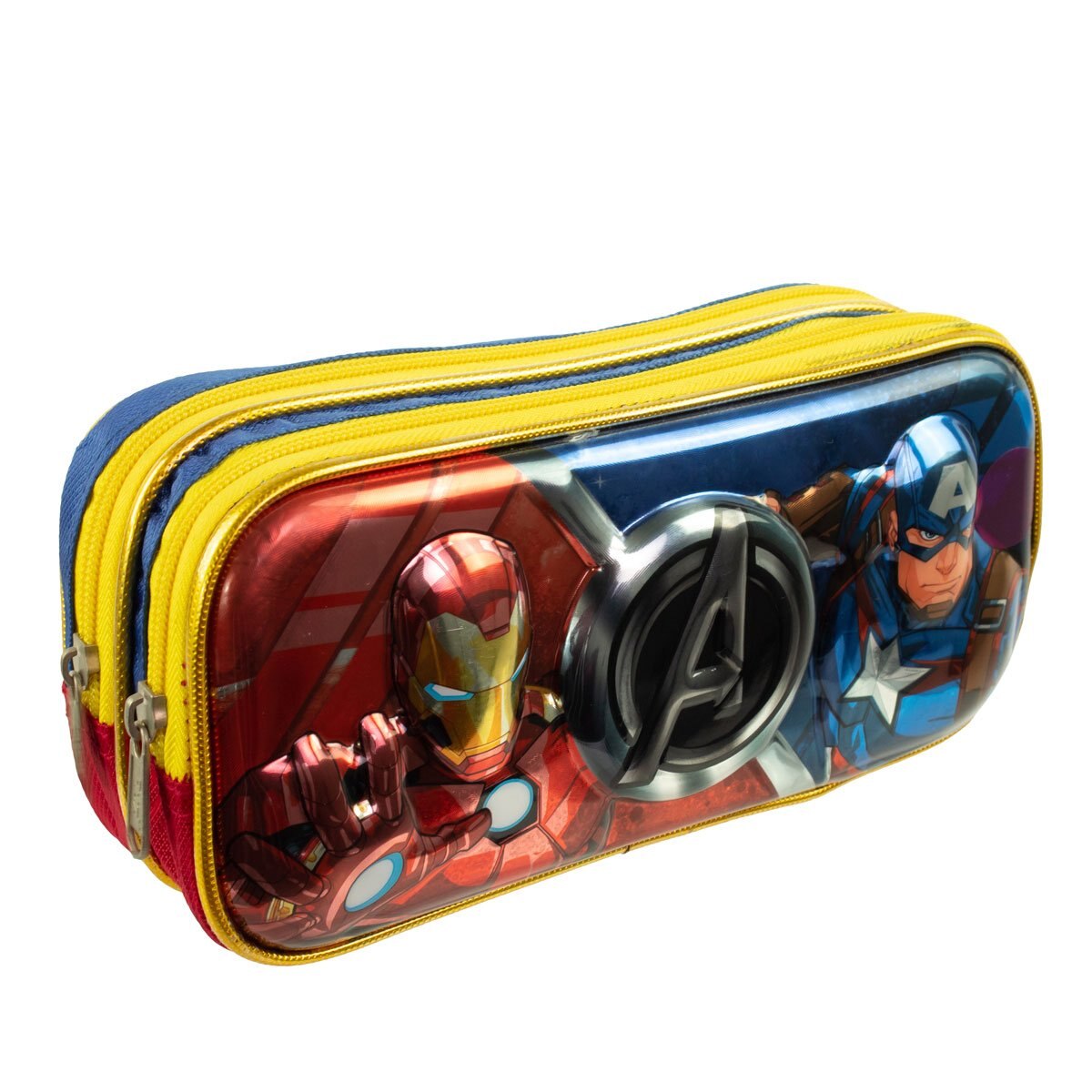Lapicera Suave Doble 3D Metálico Avengers Ruz