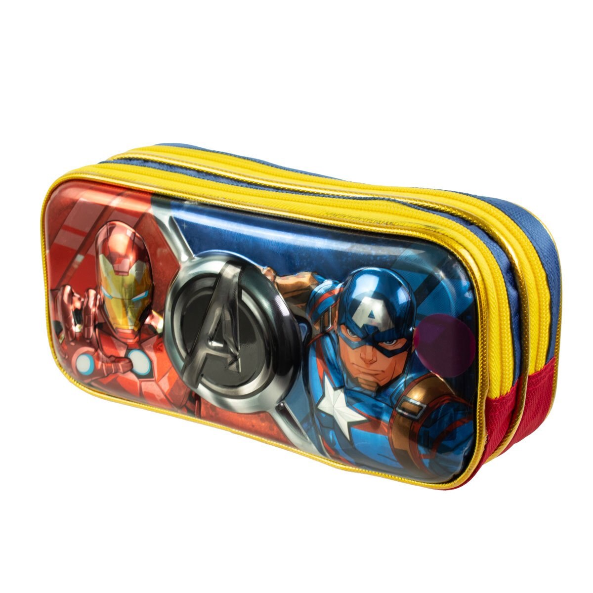Lapicera Suave Doble 3D Metálico Avengers Ruz