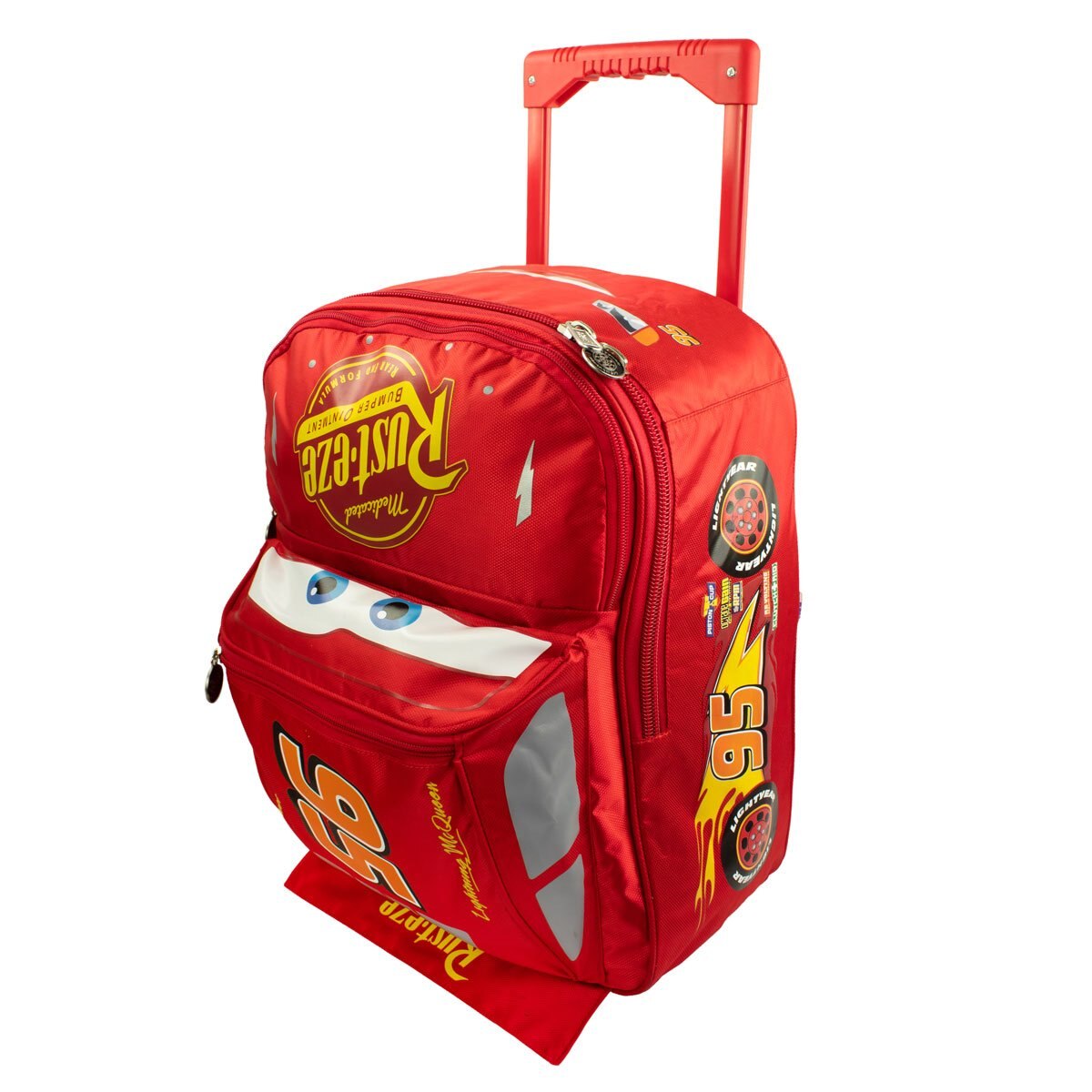 Mochila Tipo Back Pack C Ruedas Primaria Cars Ruz