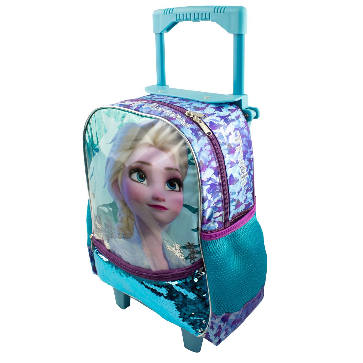 Mochila Tipo Back Pack C Ruedas Kinder Frozen Ruz