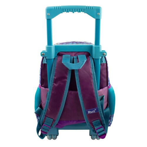 Mochila Tipo Back Pack C Ruedas Kinder Frozen Ruz