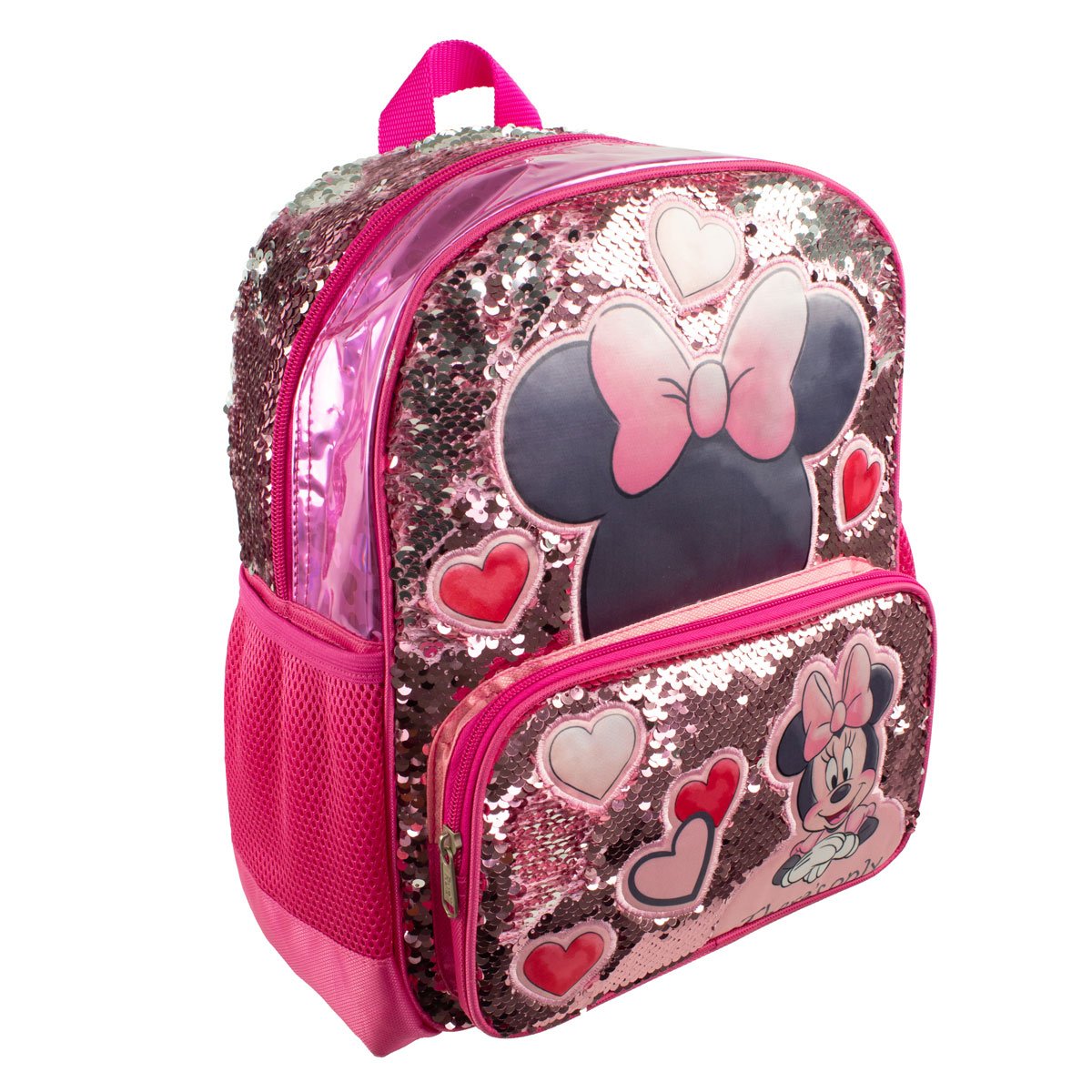 Mochila Tipo Back Pack Kinder Niña Minnie Ruz