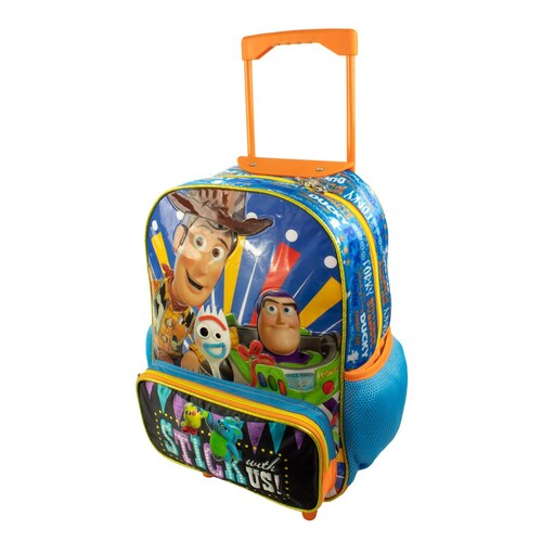 Mochila Tipo Back Pack C Ruedas Primaria Toy Story Ruz