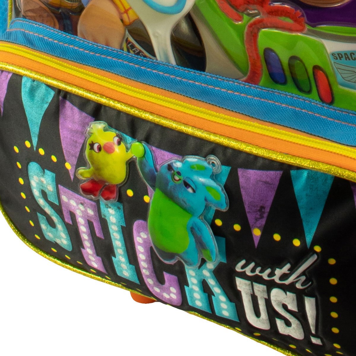 Mochila Tipo Back Pack C Ruedas Primaria Toy Story Ruz