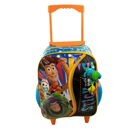 Mochila Tipo Back Pack C Ruedas Kinder Toy Story Ruz