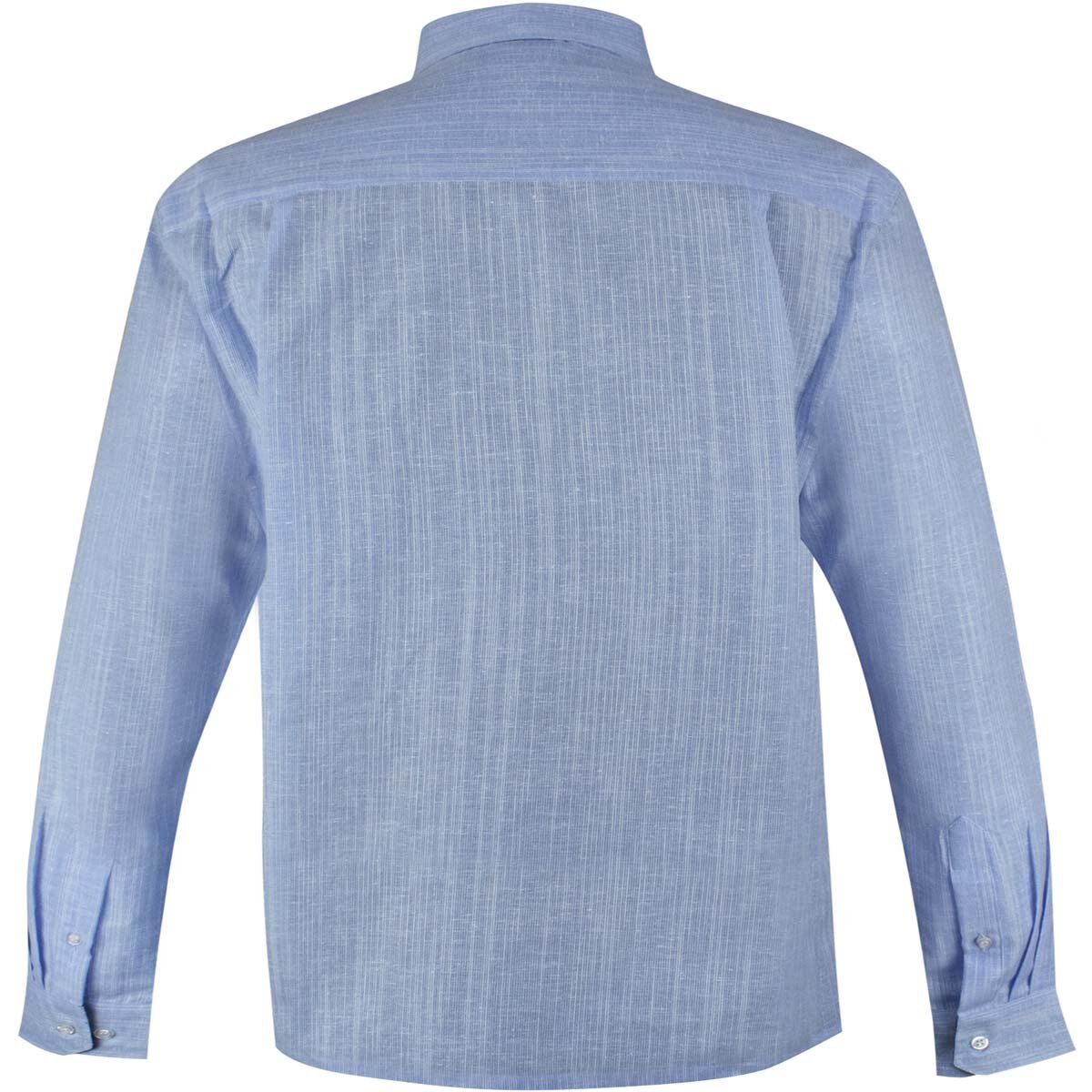 Camisa Manga Larga Azul Medio para Caballero G Candila
