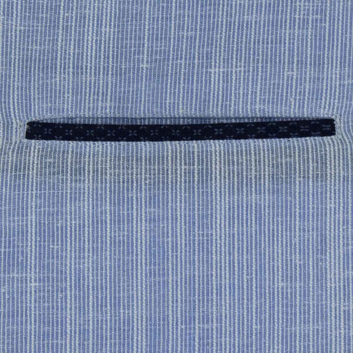 Camisa Manga Larga Azul Medio para Caballero G Candila