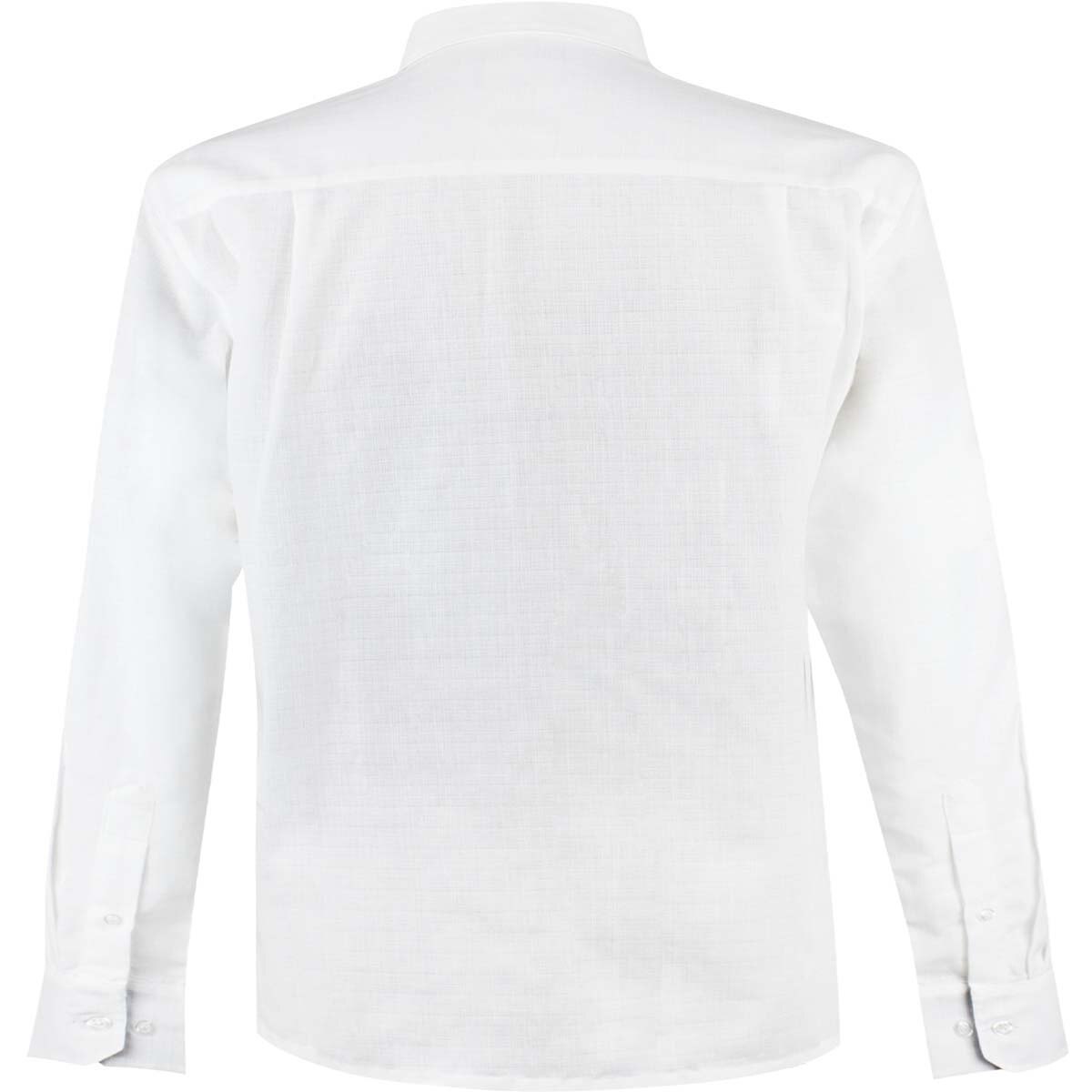 Camisa Blanca Manga Larga para Caballero G Candila