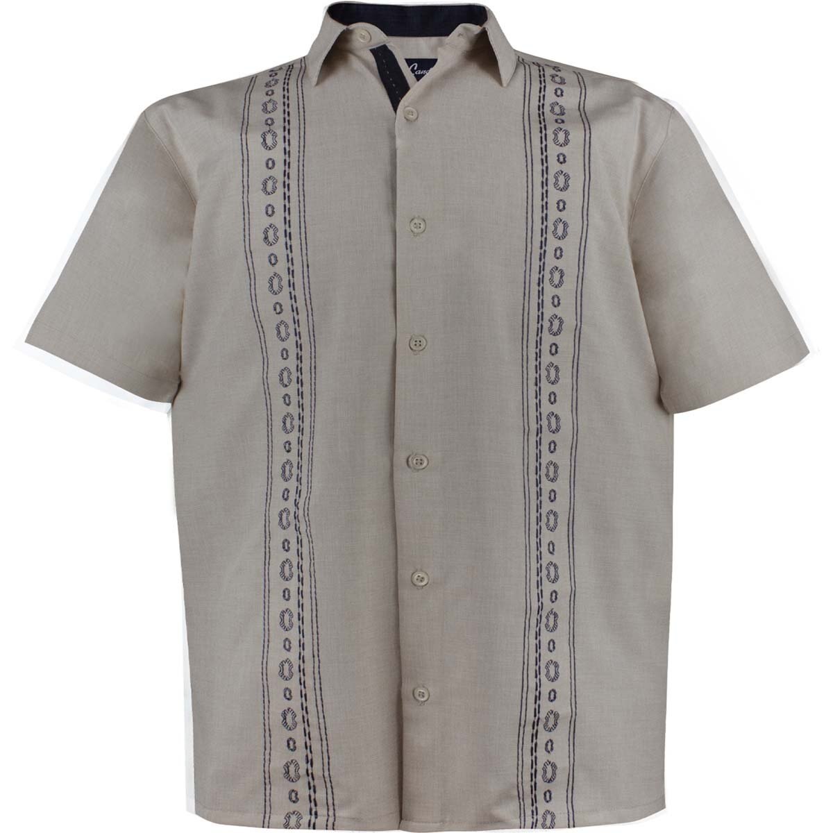 Camisa Azul de Manga Corta para Caballero G Candila