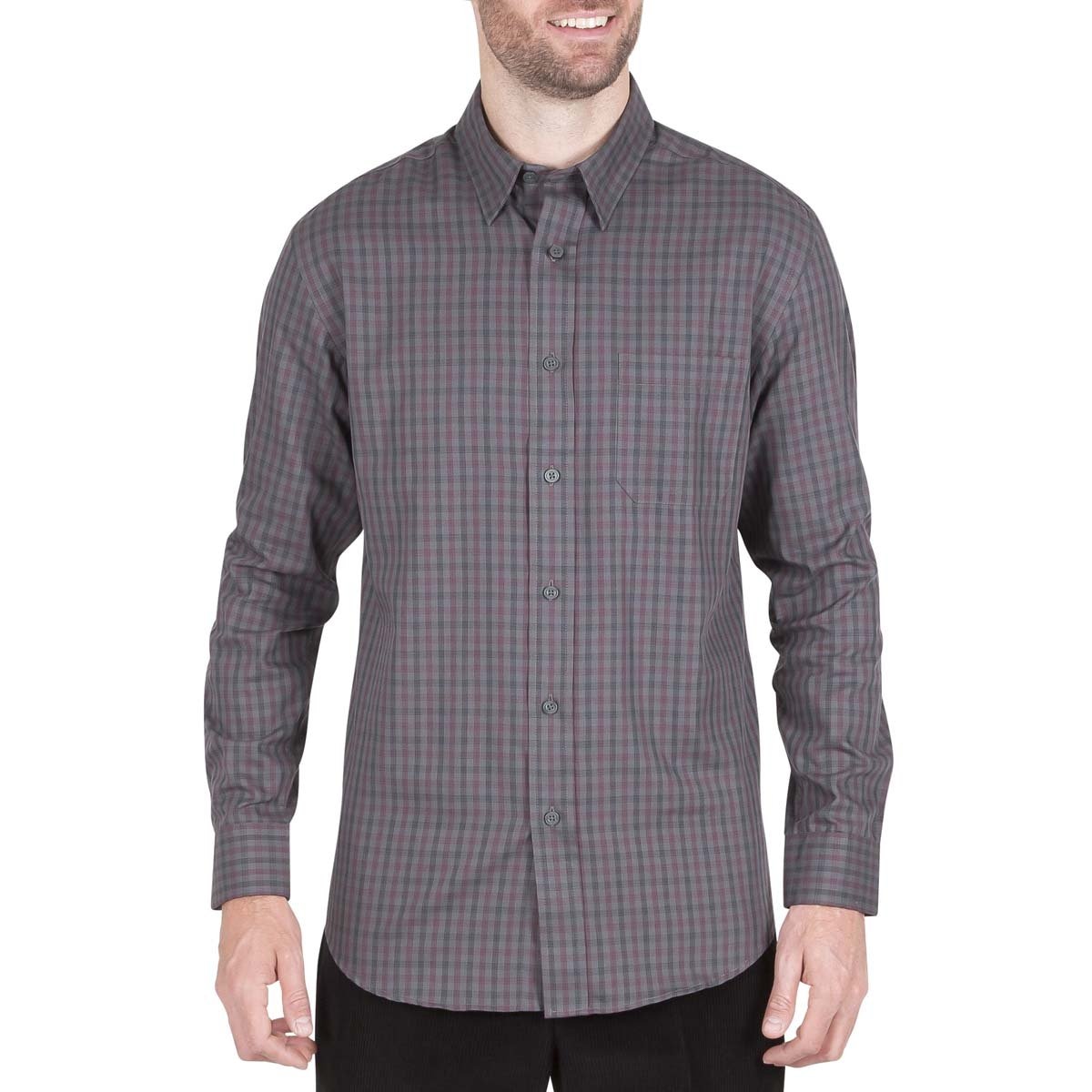 Camisa Manga Larga a Cuadros para Caballero Haggar