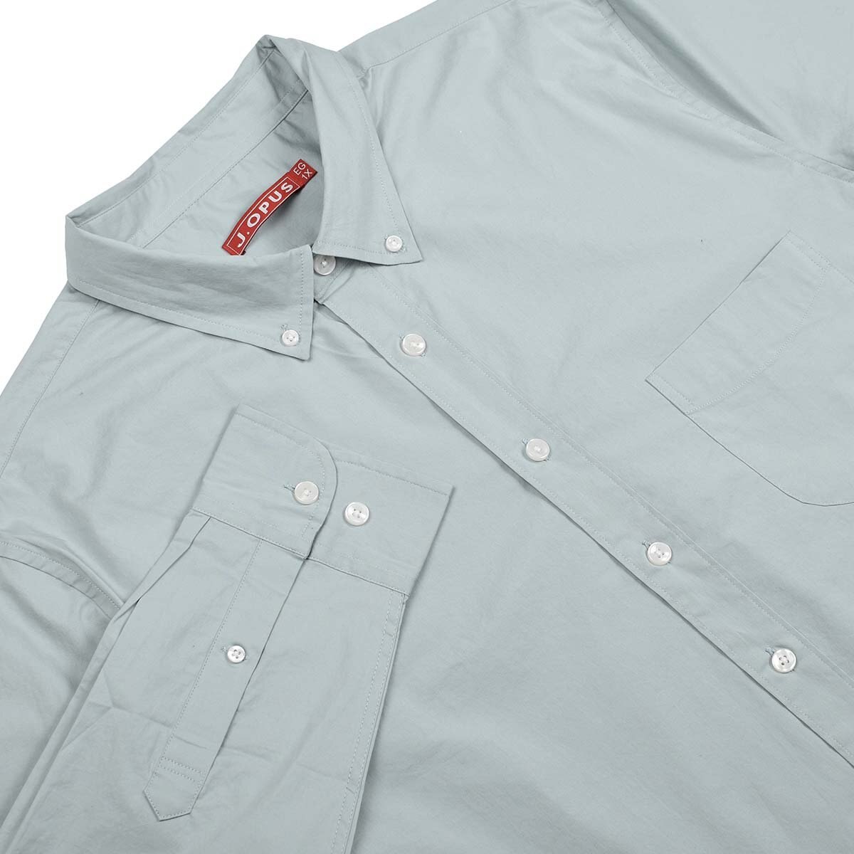 Camisa Lisa de Manga Larga para Caballero J. Opus