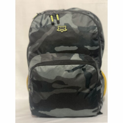 Mochila para Primaria Negra con Amarillo Fox