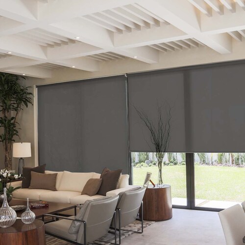 Persiana Enrollable Translucida Voguish 1.00 X 2.40 Gris Classic