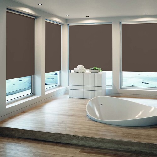 Persiana Enrollable Black Out Night Fall 1.00 X 2.50 Cocoa Classic