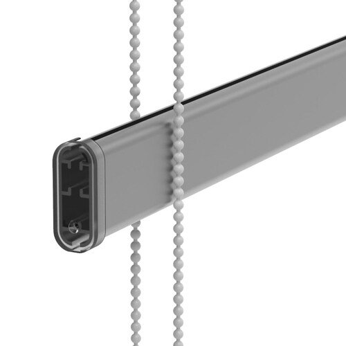 Persiana Enrollable Black Out Night Fall 1.60 X 2.50 Titanium Classic