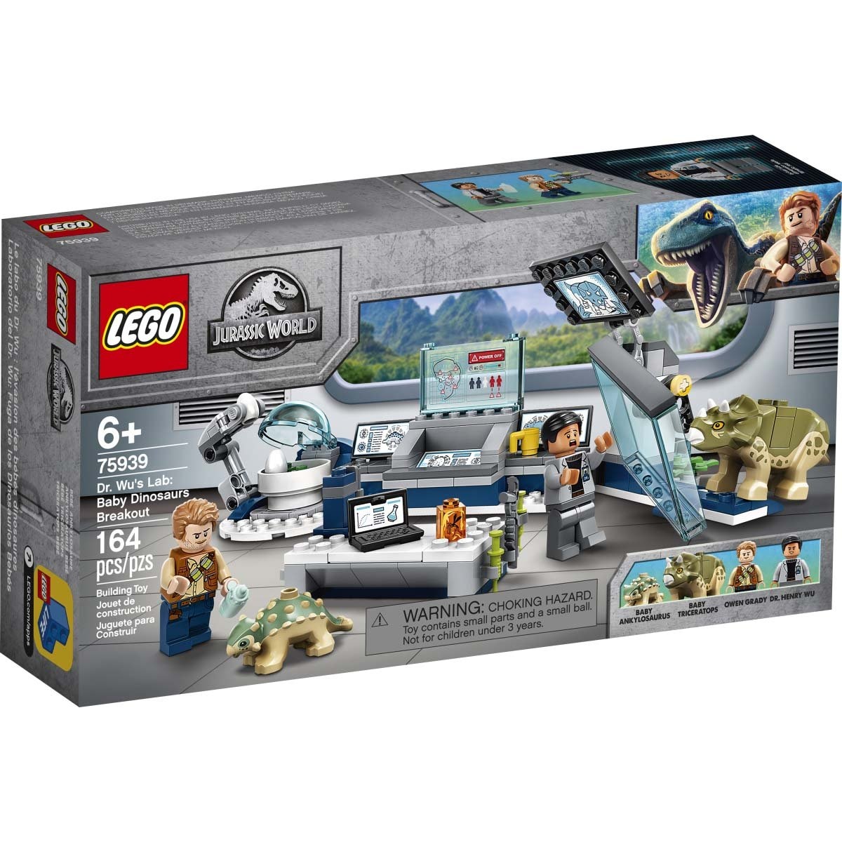 Laboratorio Del Dr Wu Fuga De Los Dinosaurios Bebes Lego Jurassic World Sears