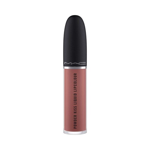 Lipstick MAC Powder Kiss Liquid Lipcolour Over The Taupe