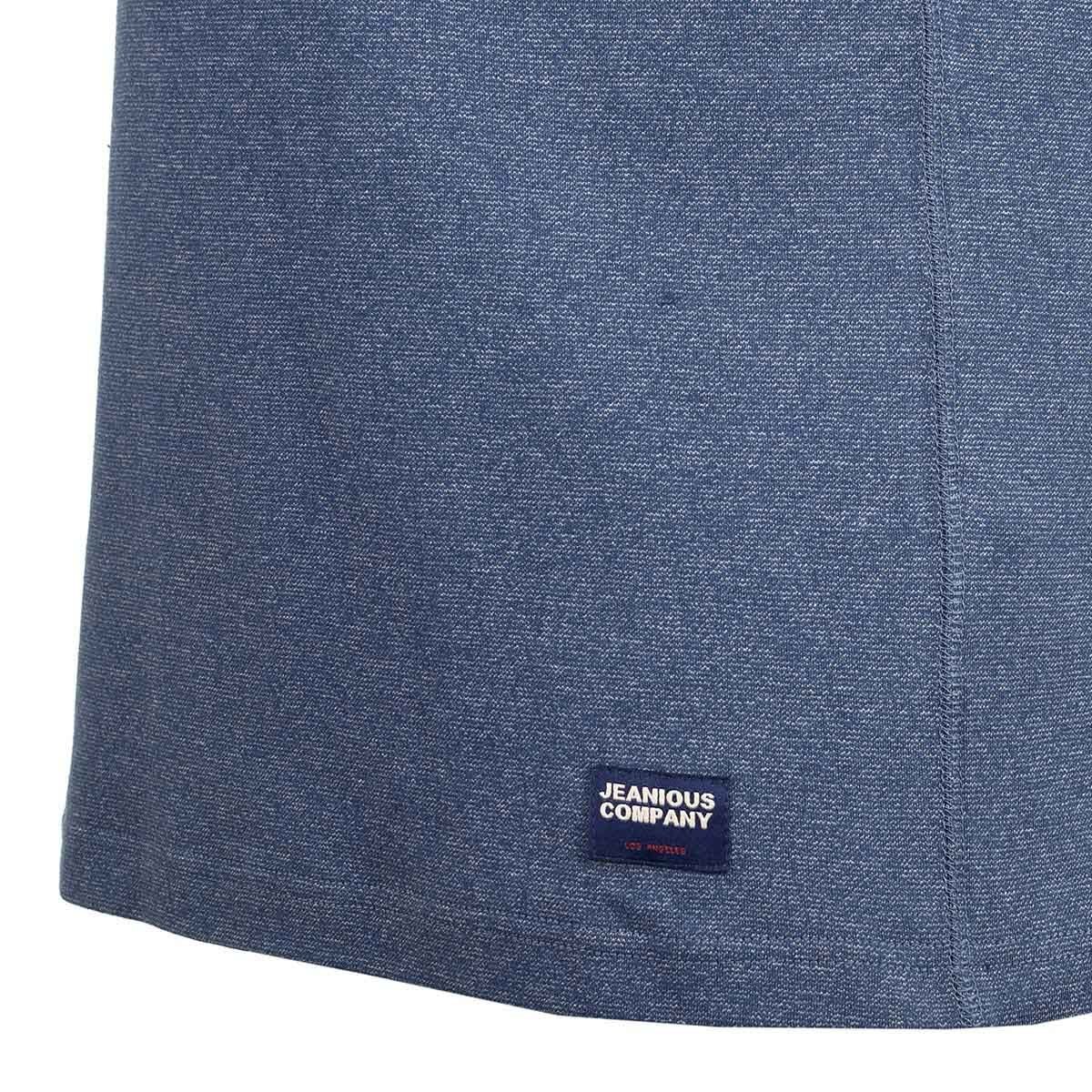 Playera Manga Corta Henley para Caballero Jeanious