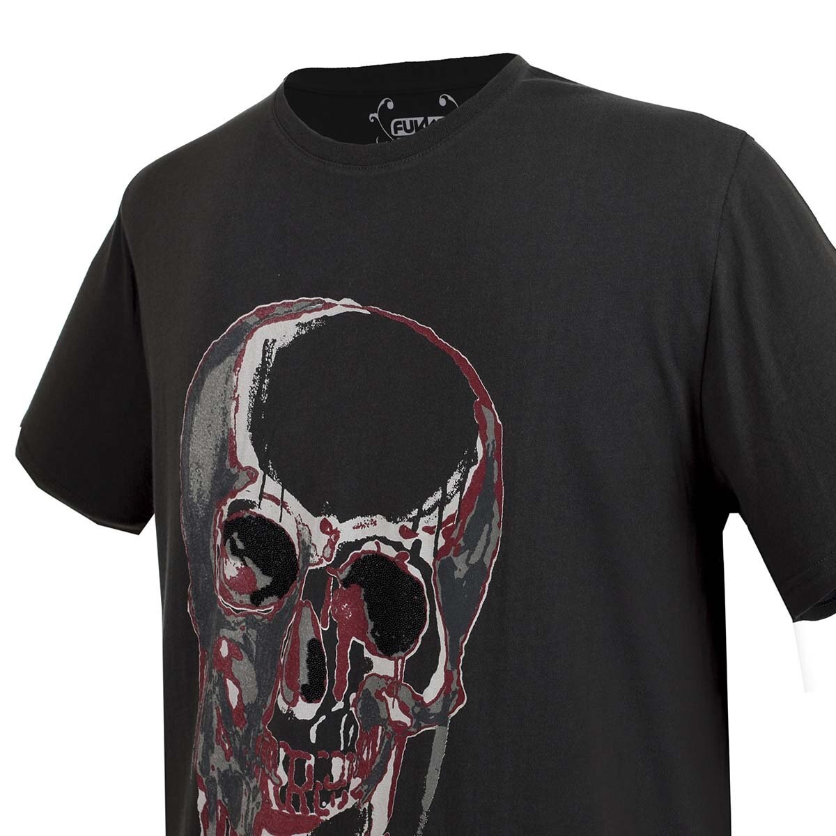 Playera Manga Corta con Estampado para Caballero Fukka