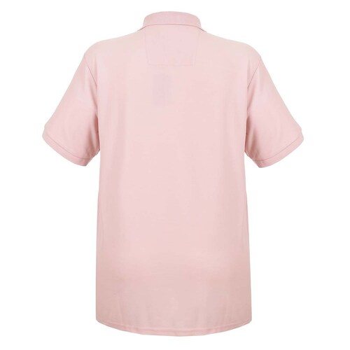 Playera Talla Plus Tipo Polo Lisa Manga Corta J Opus para Hombre