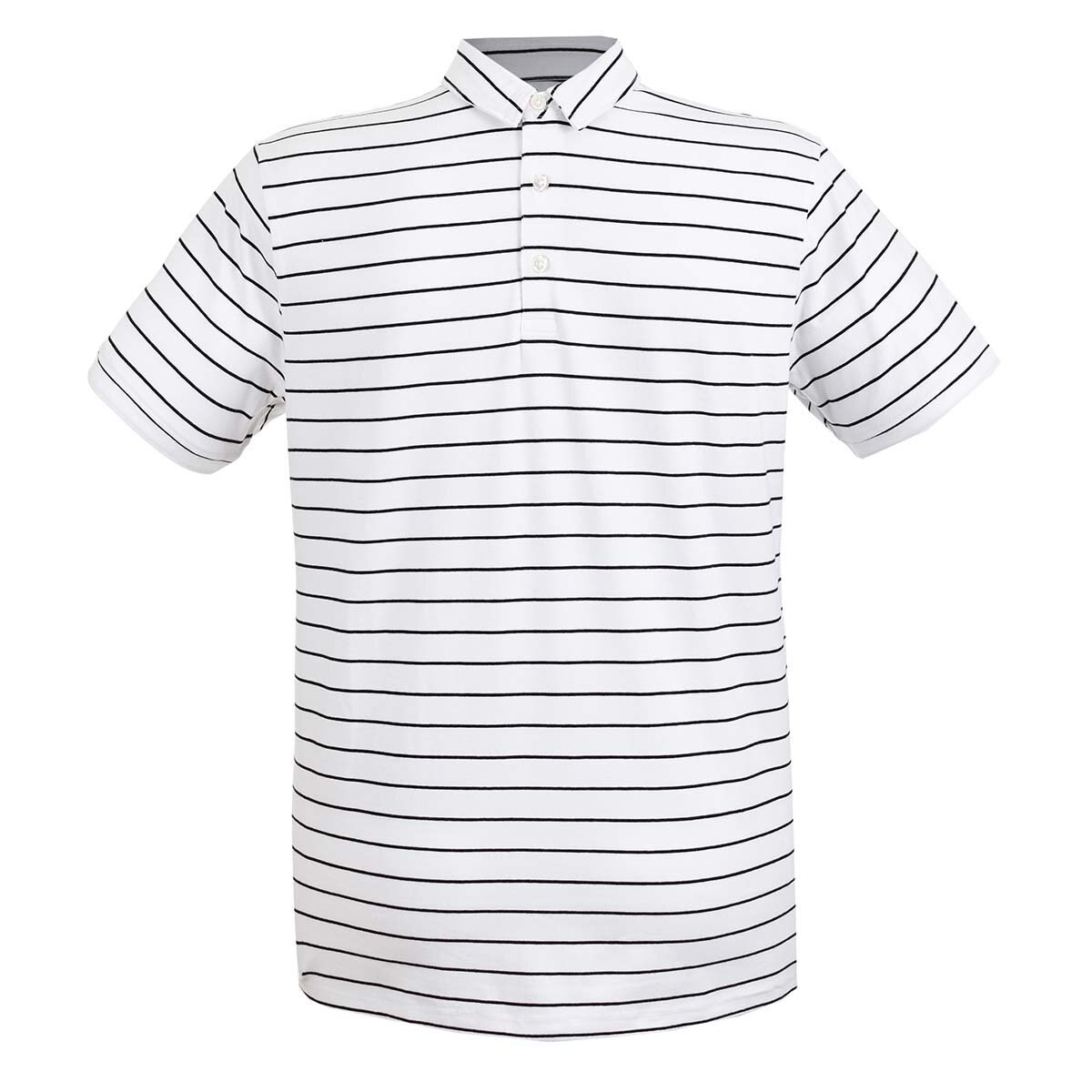 Playera Polo a Rayas Manga Corta para Caballero Fukka