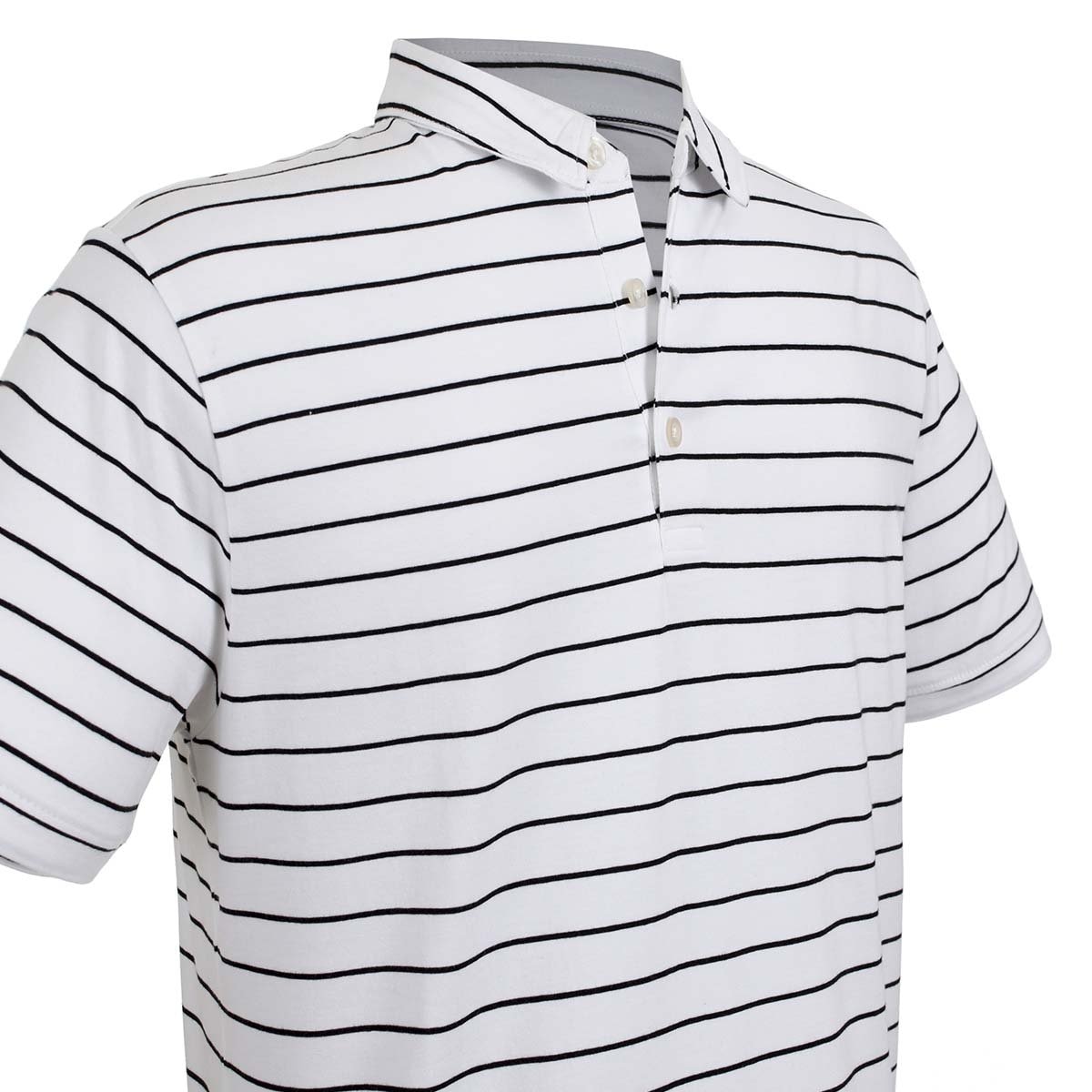 Playera Polo a Rayas Manga Corta para Caballero Fukka
