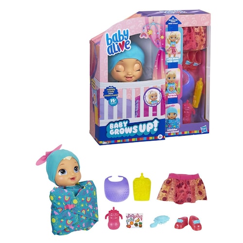 Baby Alive Baby Grows Up! Happy Hope o Merry Meadow Hasbro