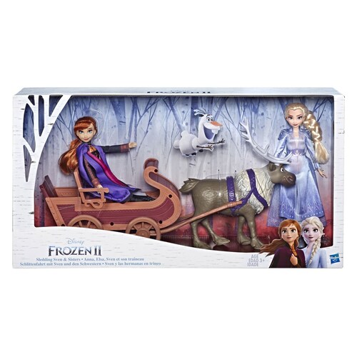 Sven Y las Hermanas en Trineo Disney Frozen Hasbro