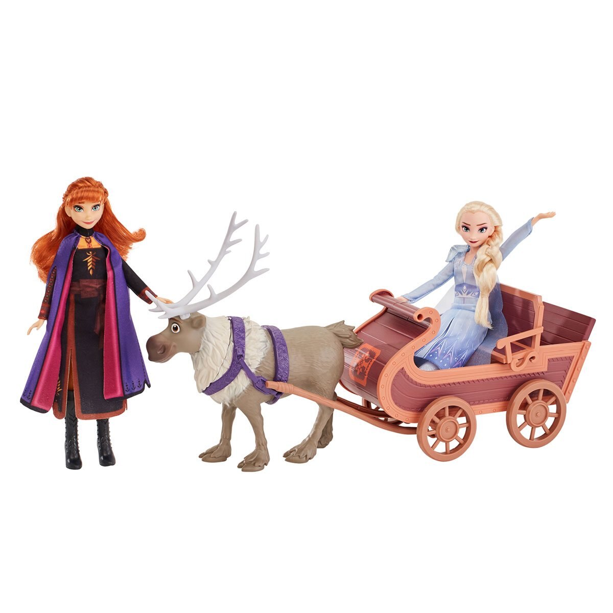 Sven Y Las Hermanas En Trineo Disney Frozen Hasbro Sears