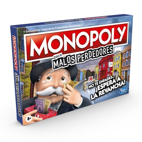 Juego de Mesa Monopoly para Malos Perdedores Hasbro