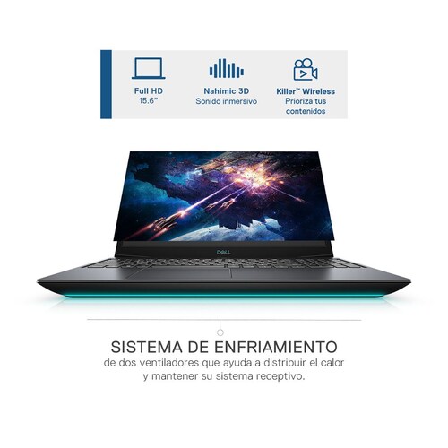 Laptop Negra Dell Inspiron G5 15 5500