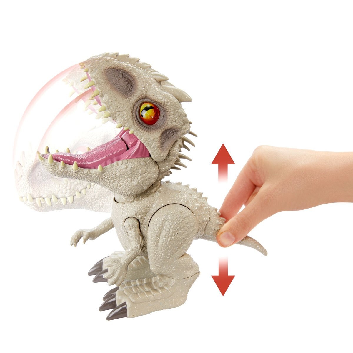Dinosaurio de Juguete Indominus Rex Loco por Comer Jurassic World Innovación Mattel