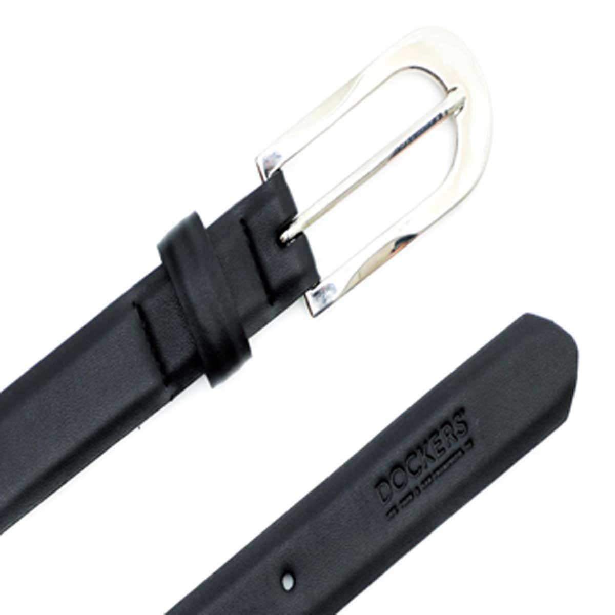 Cinturón Negro de Cuero una Vista Dockers para Dama