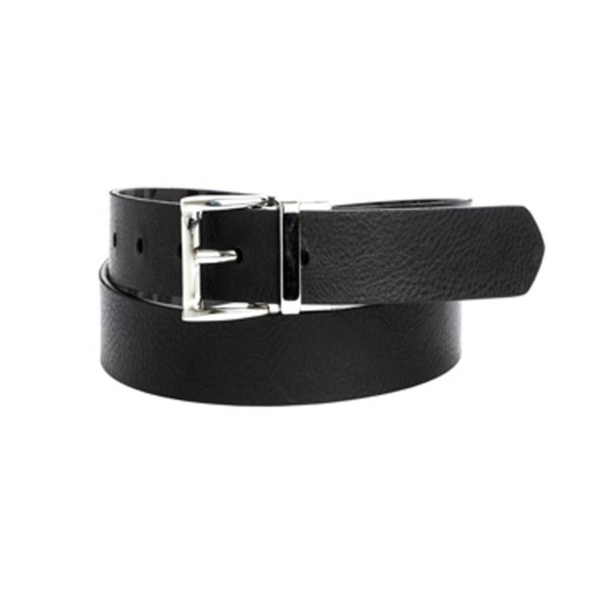 Cinturón Negro Fibra de Cuero Reversible Dockers para Dama
